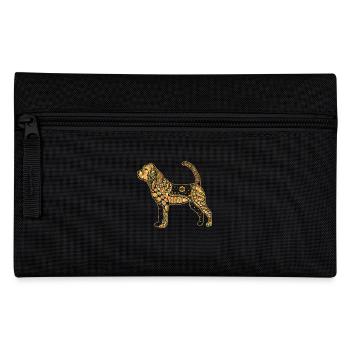 Bloodhound Geometric - Pencil Case - black - Front