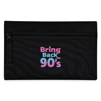 Bring Back the 90's Retro Boombox 90s - Pencil Case - black - Front