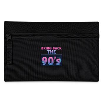Bring Back the 90's Retro Boombox 90s - Pencil Case - black - Front