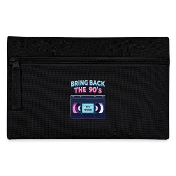 Bring Back the 90's Retro Boombox 90s - Pencil Case - black - Front