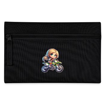 Motocross Femmes Filles Fille - Trousse - noir - Devant