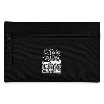 Maine Coon Need Love And Maine Coon Cat - Pencil Case - black - Front