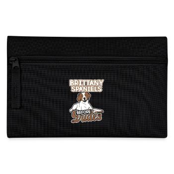 Brittany Spaniel Before Dudes - Pencil Case - black - Front