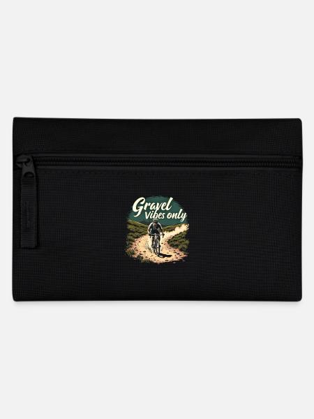 Gravel Vibes Only Gravel Bike Gravel Fahrrad - Federtasche - Schwarz