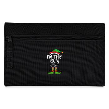 I’m The Gym Elf Chemise Assortie Noël en famille - Trousse - noir - Devant