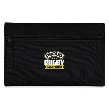 Sports Grandpa Rugby Grandpa - Pencil Case - black - Front