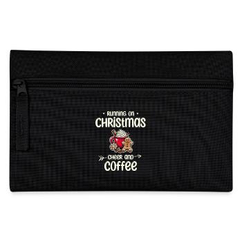 Freuen Weihnachtsstimmung Kaffee Energieliebhaber - Federtasche - Schwarz - Vorne