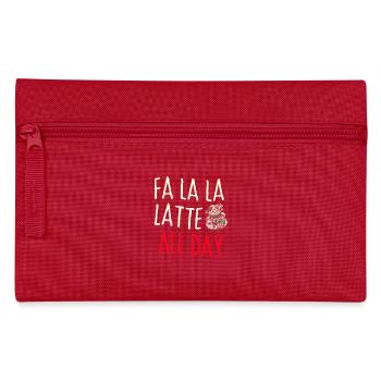 Fa la Latte toute la journée !, Café de Noël - Trousse - rouge - Devant