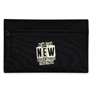 New Year, New Adventures Together, Couple Adventures - Pencil Case - black - Front