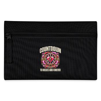 Countdown to Kisses and Forever, New Year's romance - Pencil Case - black - Front