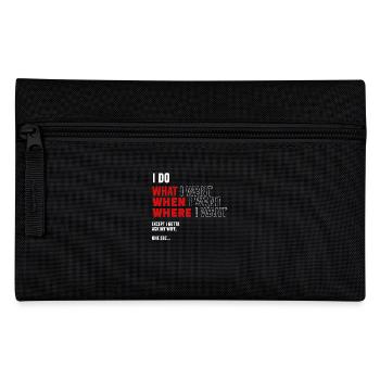 Ich Mach Was Ich Will Wann Ich Will Wo Ich Will - Federtasche - Schwarz - Vorne