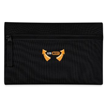 Repose-jambes Déclaration humoristique pour les personnes détendues - Trousse - noir - Devant