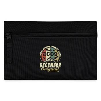 Vintage Cadeau Anniversaire Rétro - Décembre 2009 - Trousse - noir - Devant