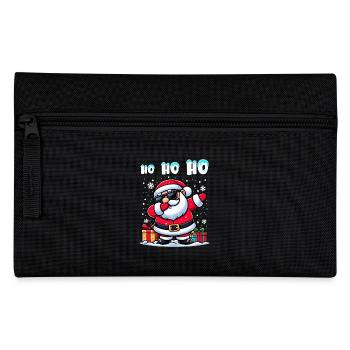 Weihnachtsmann Weihnachten Ho Ho Ho Dabbing Lustig - Federtasche - Schwarz - Vorne