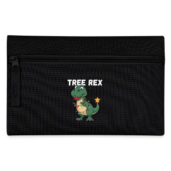 Weihnachten Dinosaurier Tree Rex Kinder Lustig - Federtasche - Schwarz - Vorne
