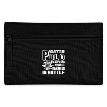 Water Polo Players Are Mermaid In Battle - Pencil Case - black - Front