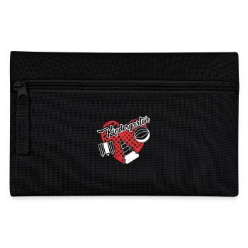 Funny Kindergarten Teacher - Pencil Case - black - Front