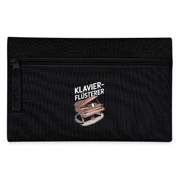 Klavier Flüsterer Pianist und Piano Spieler - Federtasche - Schwarz - Vorne