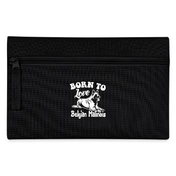 Born To Love Belgian Malinois - Pencil Case - black - Front