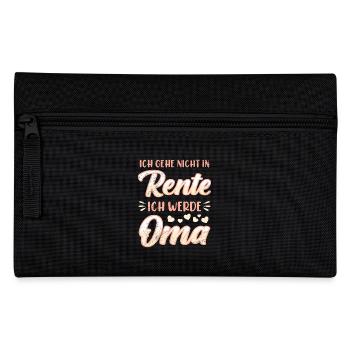 Ruhestand ICH GEHE NICHT IN RENTE ICH WERDE OMA - Federtasche - Schwarz - Vorne