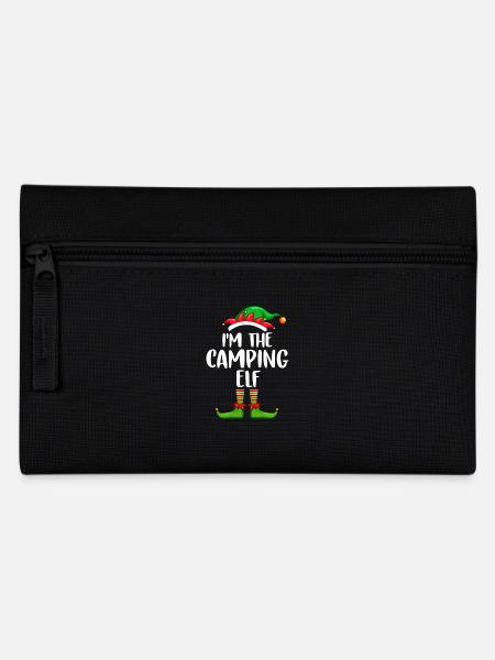 I'm The Camping Elf Shirt Matching Family - Federtasche - Schwarz