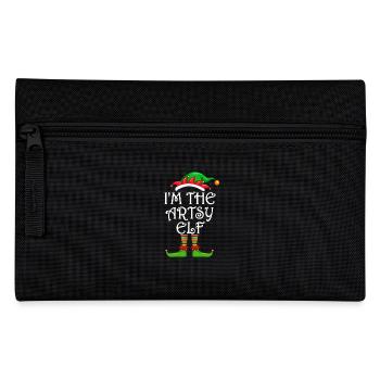 I'm The Artsy Elf Shirt Matching Family Christmas - Pencil Case - black - Front