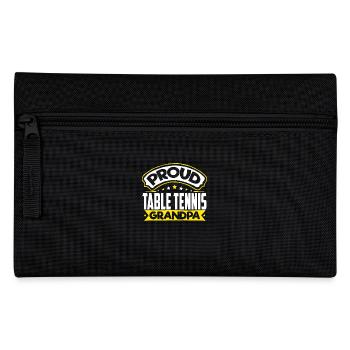 Sports Grandpa Table Tennis Grandpa - Pencil Case - black - Front