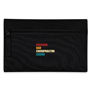Ehemann Vater Chiropraktiker Legende - Federtasche - Schwarz - Vorne