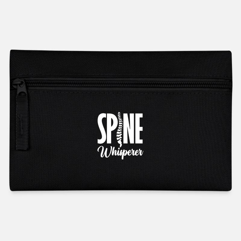 Spine Whisperer Anatomie Kunstwerk - Federtasche - Schwarz