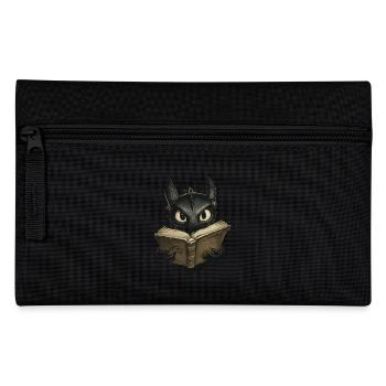 Schwarzer Drache Mystisches Design für Bücherfans - Federtasche - Schwarz - Vorne