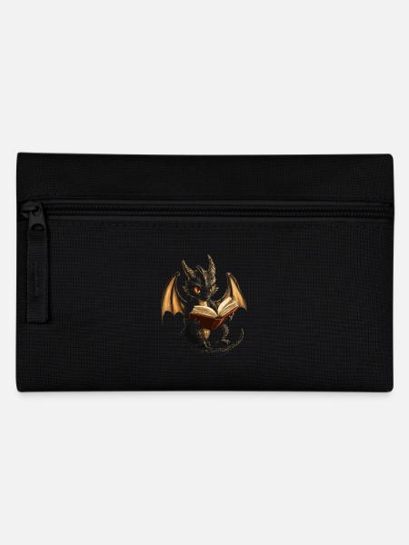 Black Dragon – Mysticism for Book Lovers - Pencil Case - black