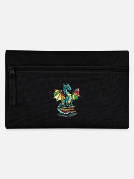 Vitrail Dragon – Artful Design Fantasy Fans - Trousse - noir