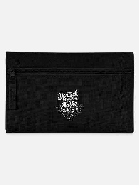 Untitled Project Deutsch ist wichtig - Federtasche - Schwarz