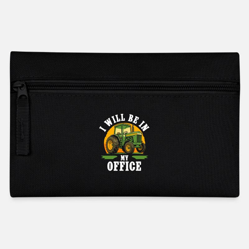 Je vais être dans mon bureau conducteur de tracteur - Trousse - noir