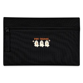 Pan-Tasmas Geister mit Kaffee und Blume - Federtasche - Schwarz - Vorne