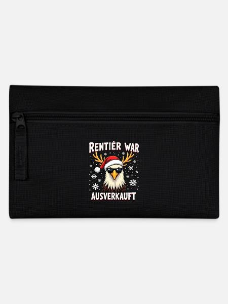 Rentier war ausverkauft Adler - Federtasche - Schwarz