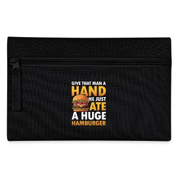 Give That Man a Hand! He Just Ate a Huge - Federtasche - Schwarz - Vorne