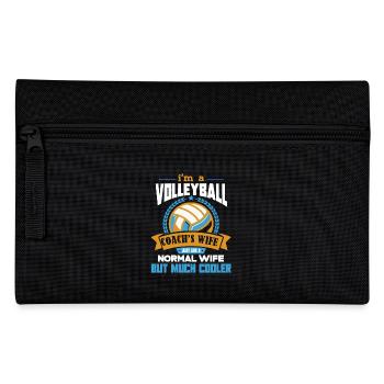 I Am A Volleyball Coach's Wife - Pencil Case - black - Front