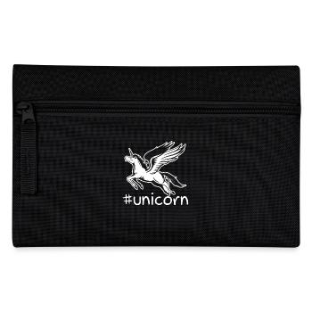 Funny Unicorn Hashtag - Pencil Case - black - Front