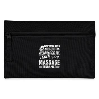 Massage Therapist I am A Massage Therapist - Pencil Case - black - Front