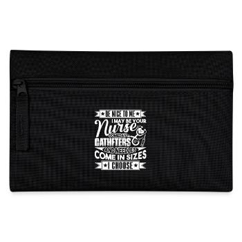 Nurse Be Nice To Nurse - Pencil Case - black - Front
