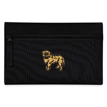 Brussels Griffon Geometric - Pencil Case - black - Front