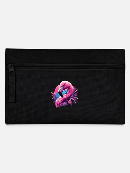 Flamingos Flamingo - Pencil Case - black