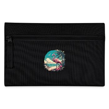 Flamants roses Flamant rose - Trousse - noir - Devant