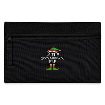 I'm The Beer Guzzler Elf Matching Family Christmas - Federtasche - Schwarz - Vorne