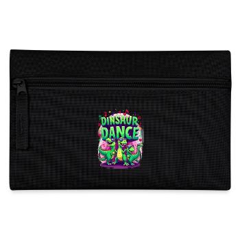 Dinosaurier Tanz Dino Party für eine Dinosaurier - Federtasche - Schwarz - Vorne