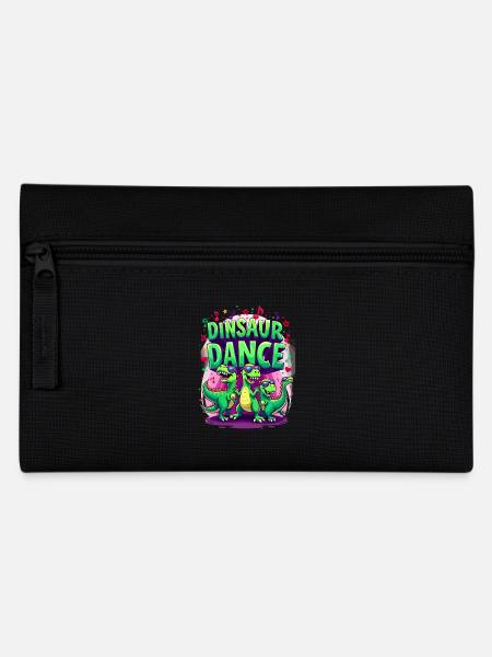 Dinosaurier Tanz Dino Party für eine Dinosaurier - Federtasche - Schwarz