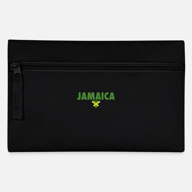 Jamaïque Jamaïque Drapeau jamaïcain - Trousse - noir