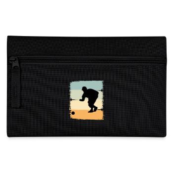 Boule Boccia Boule player - Pencil Case - black - Front