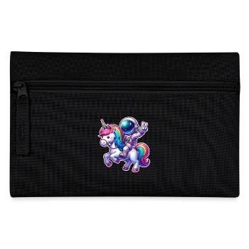 Licorne astronaute - Trousse - noir - Devant